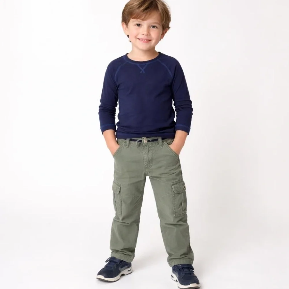Gymboree Cargo Pants & Shirt Matching Set Boys Size 3/4
